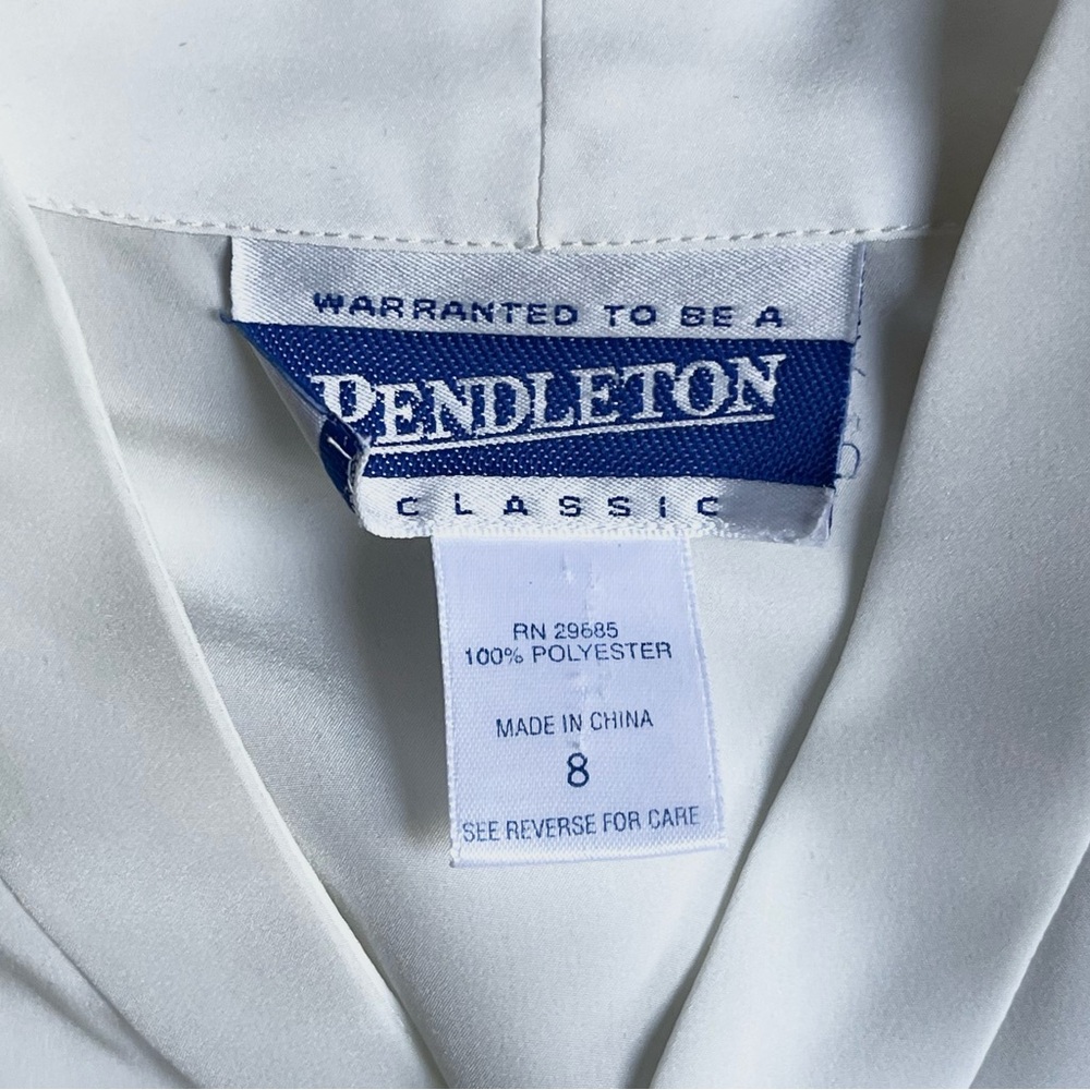 Pendleton Vintage Classic White Button-Down Shirt - image 4